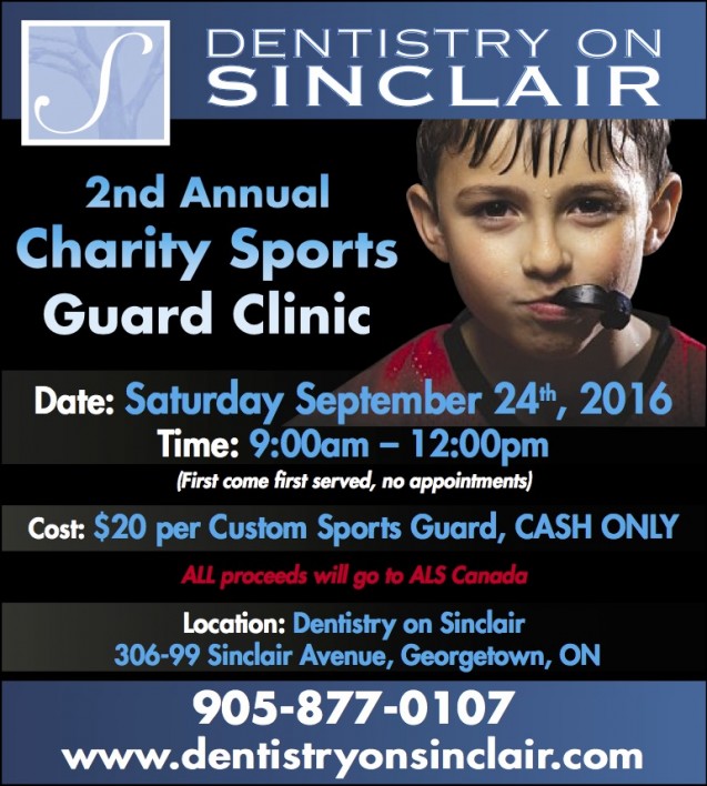 One more sleep until our Charity Custom Sports Guard Clinic!